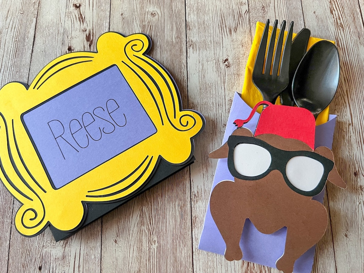Friendsgiving Utensil Holders and Place Cards