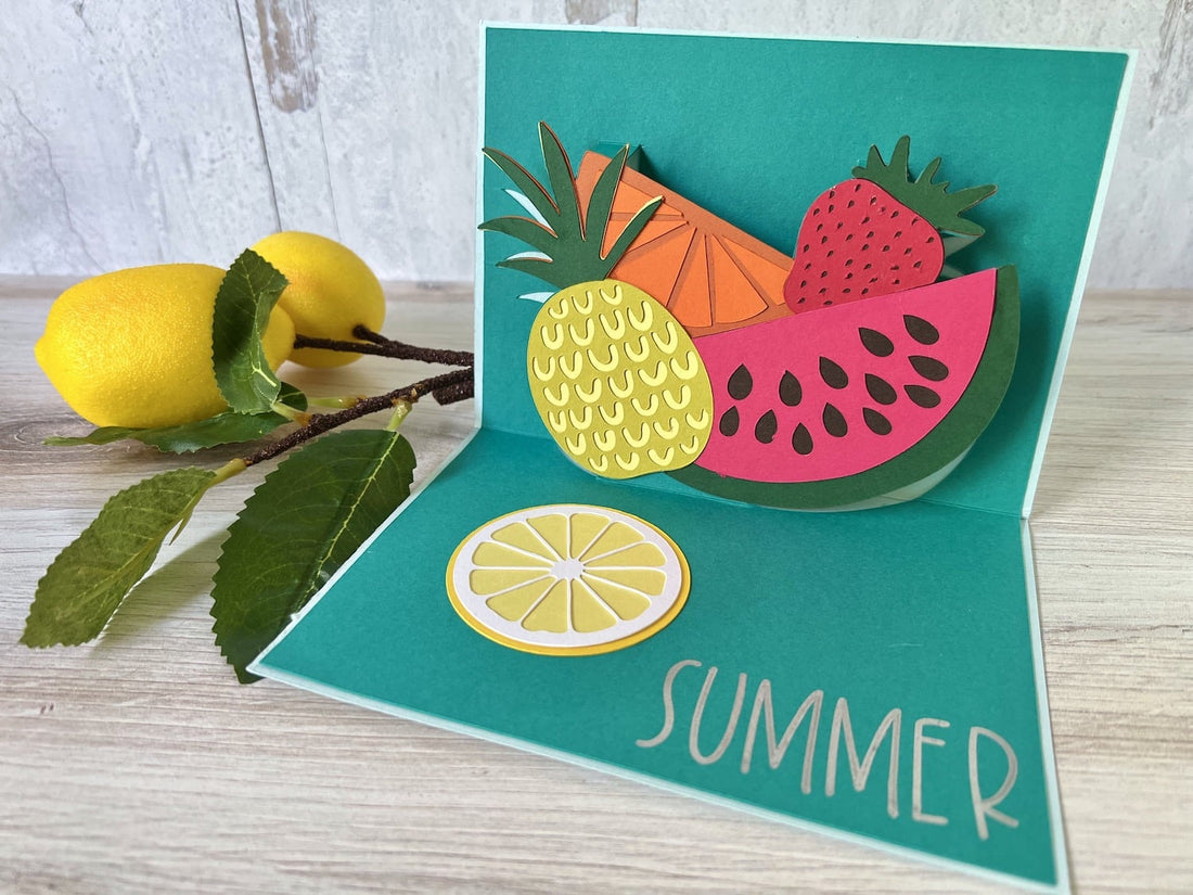 Summer Fruit Pop-Up Card