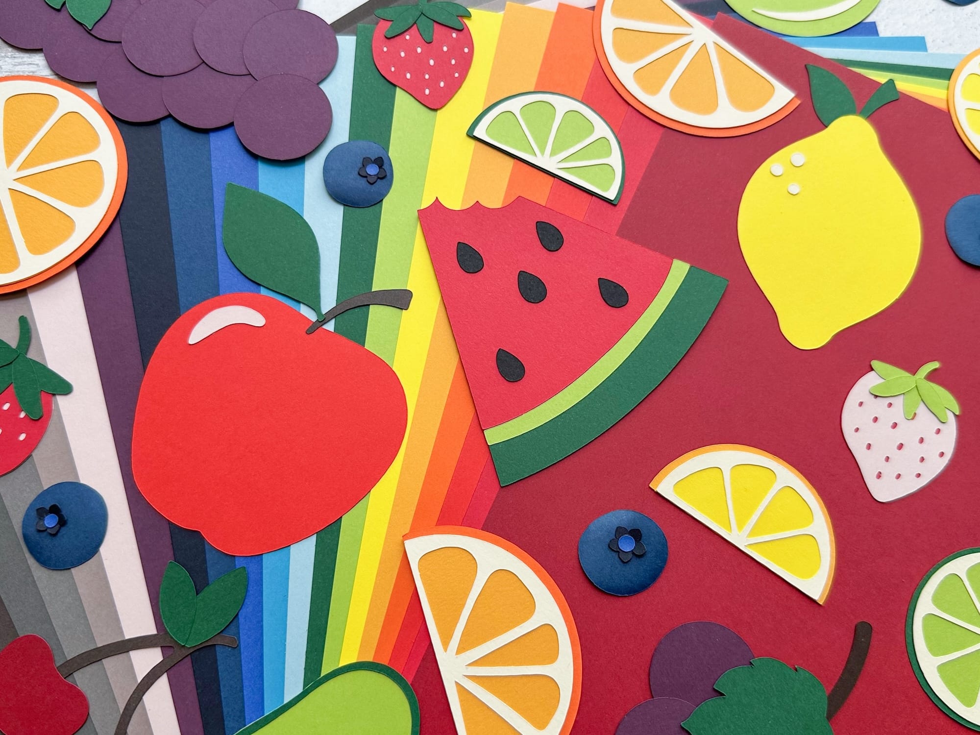 Summer Fruit Die Cuts