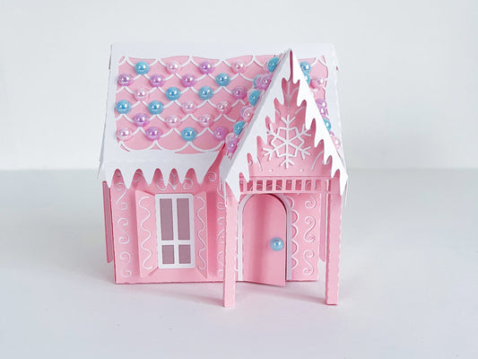 3D Paper Gingerbread House