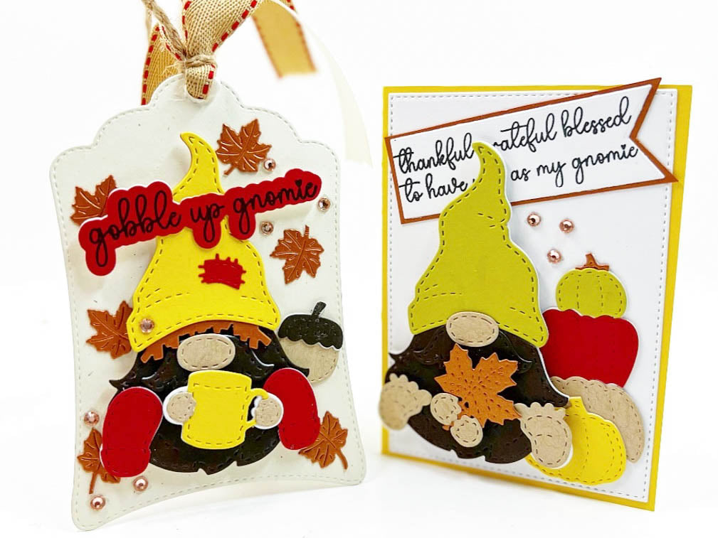 Thanksgiving Gnome Gift Tag