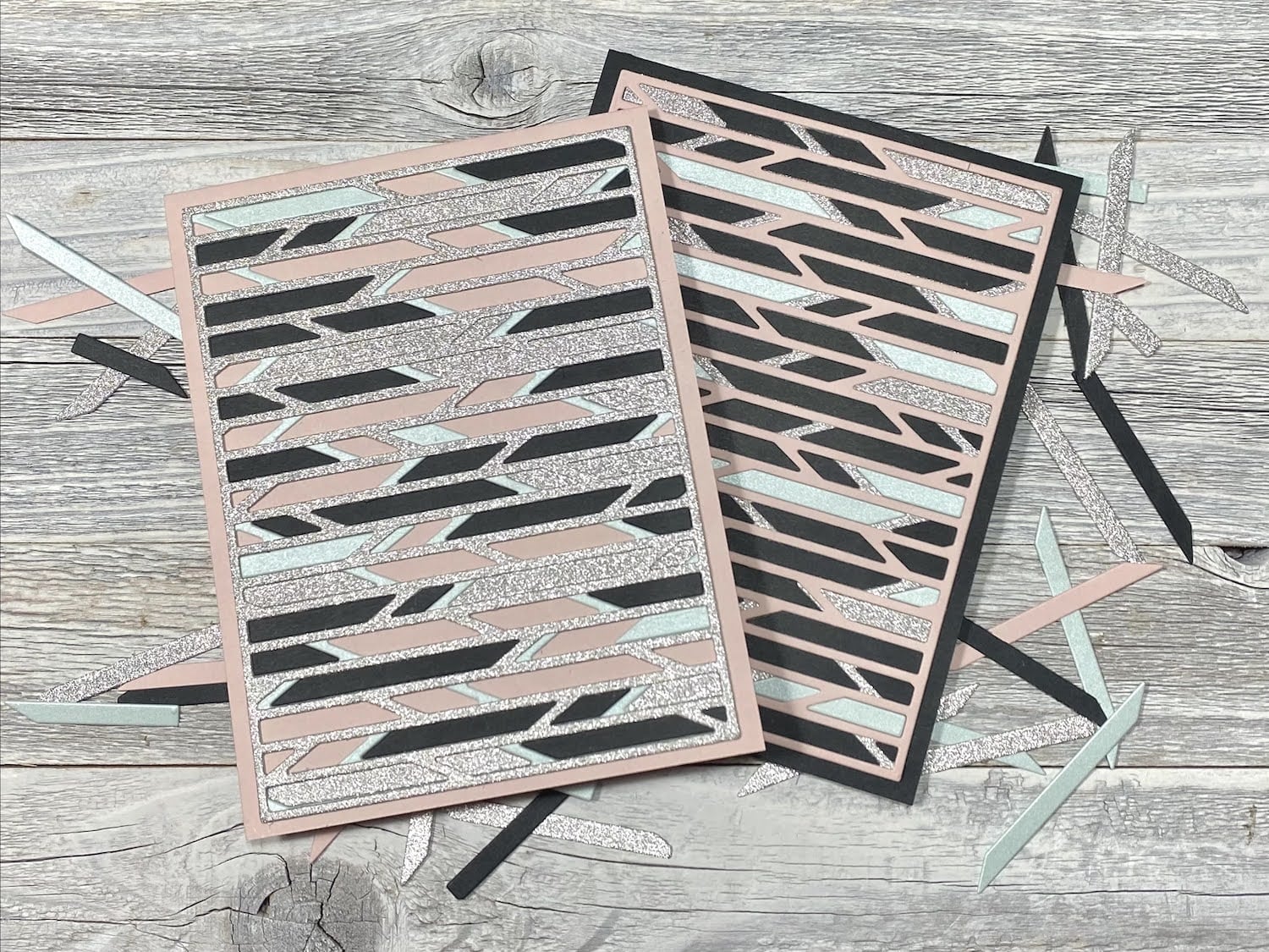 Die Cut Inlay Mosaic Card – Cardstock Warehouse