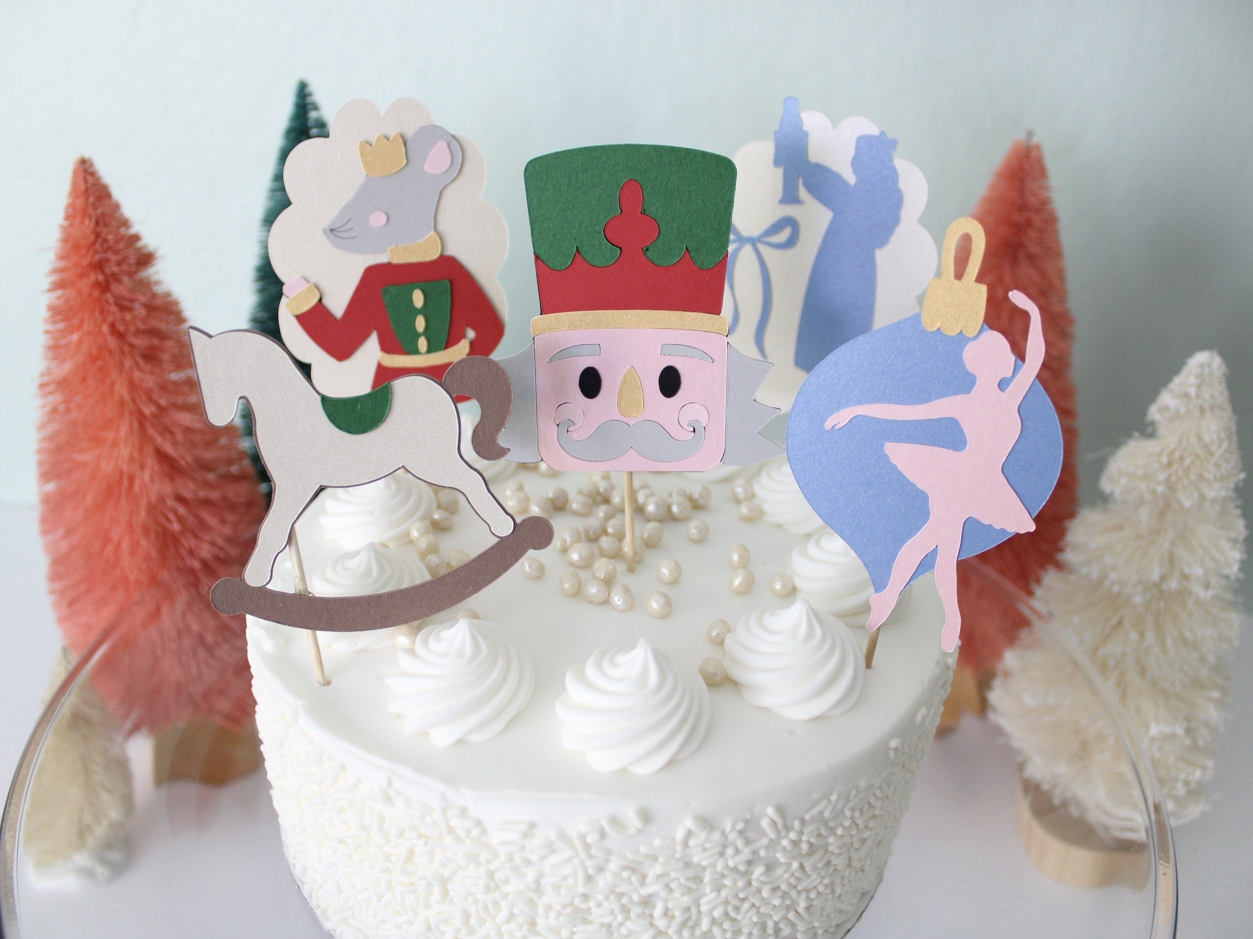 Die Cut Nutcracker Holiday Food Toppers