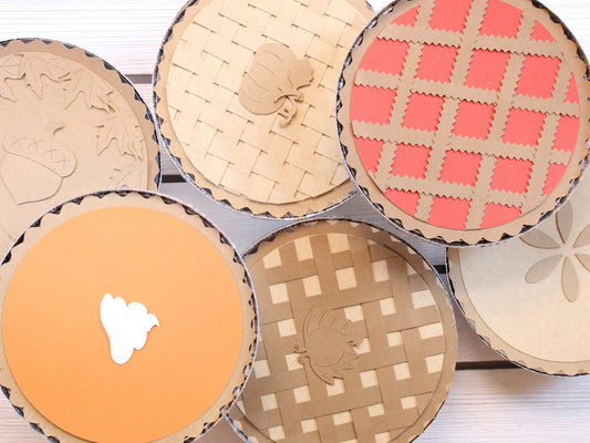 DIY Paper Pie Thanksgiving Leftover Containers