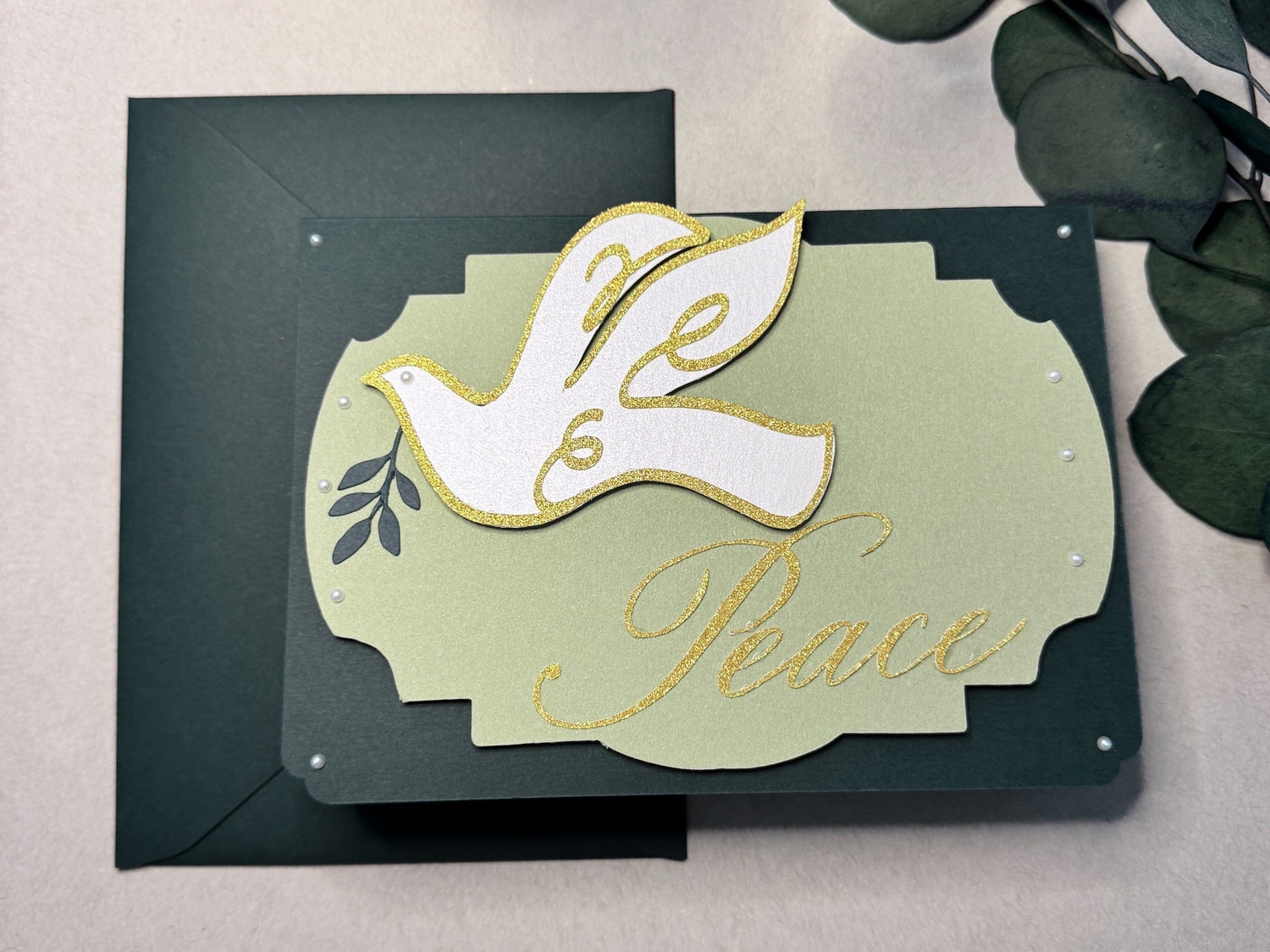 Peace Dove Holiday Card