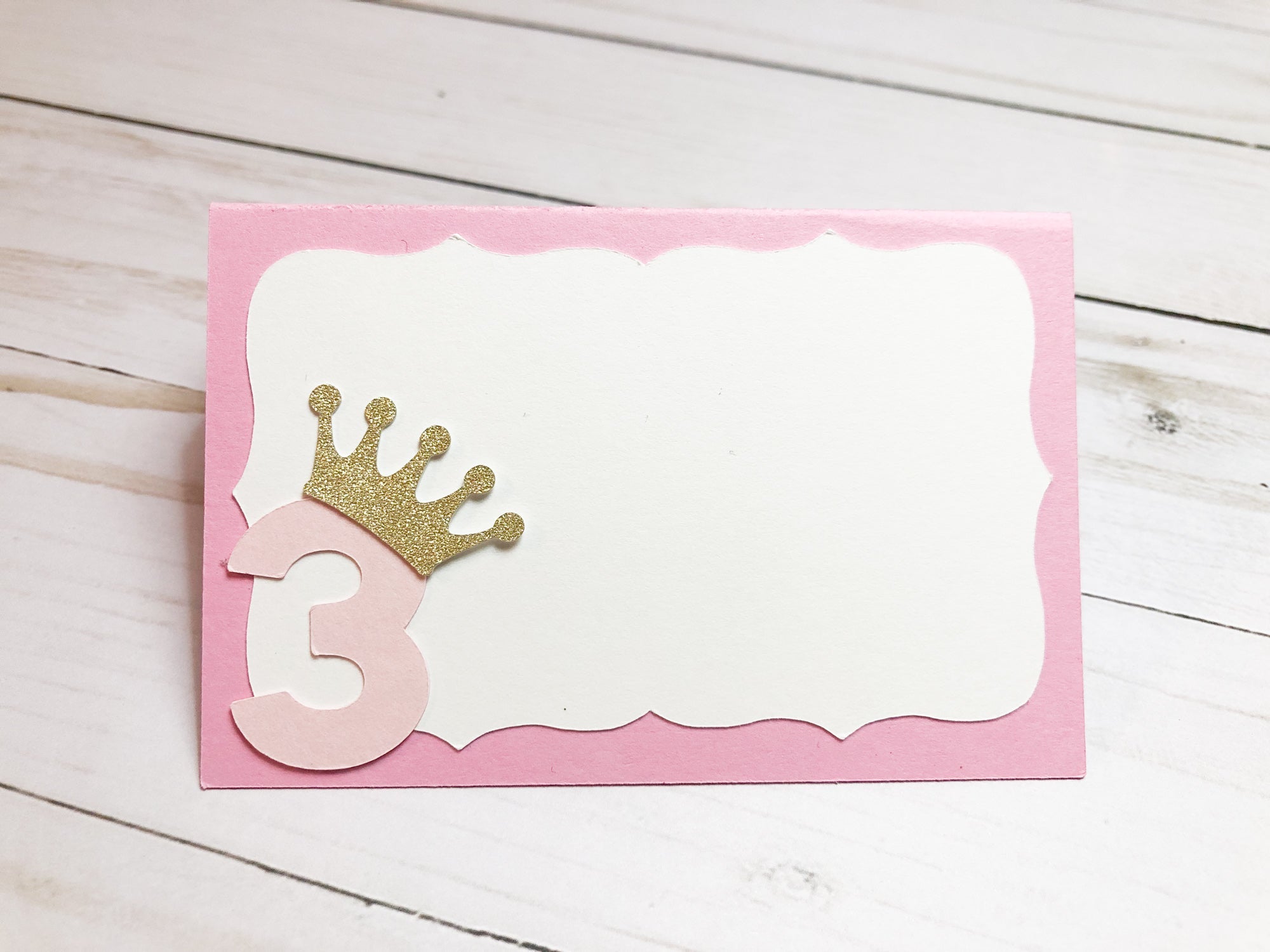 DIY Princess Food Tent Cards