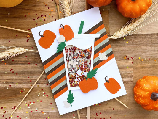 Pumpkin Spice Shaker Card
