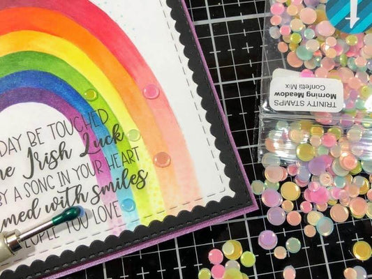 Rainbow Coloring Greeting Card
