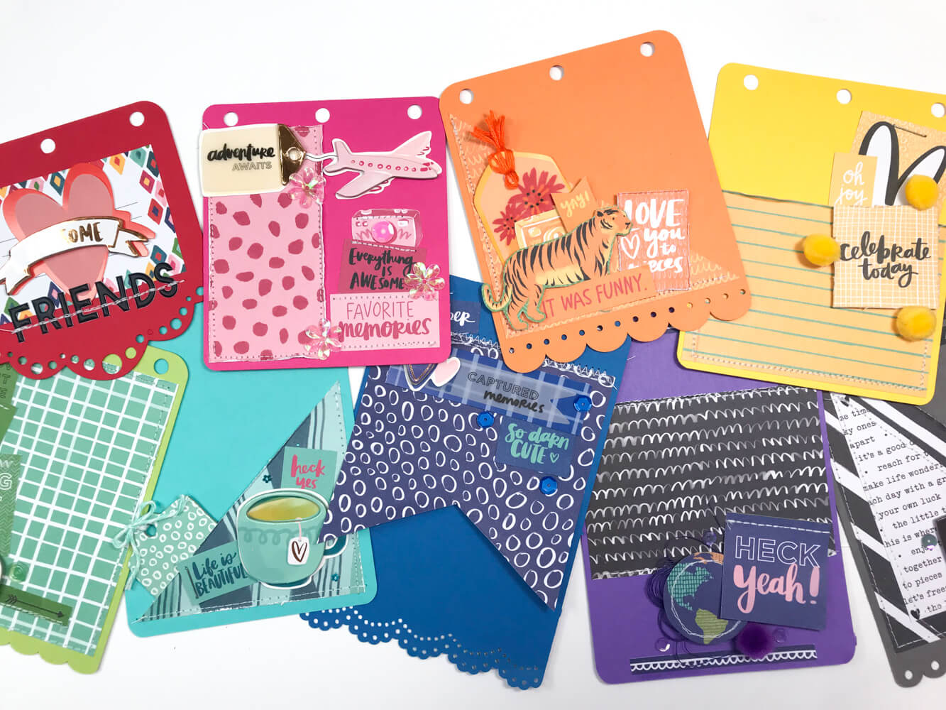 Rainbow Paper Tag Mini Album