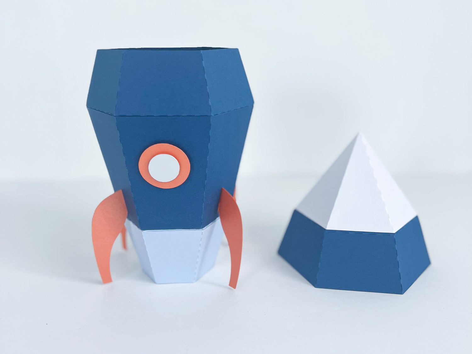 Space Rocket Party Favor Boxes