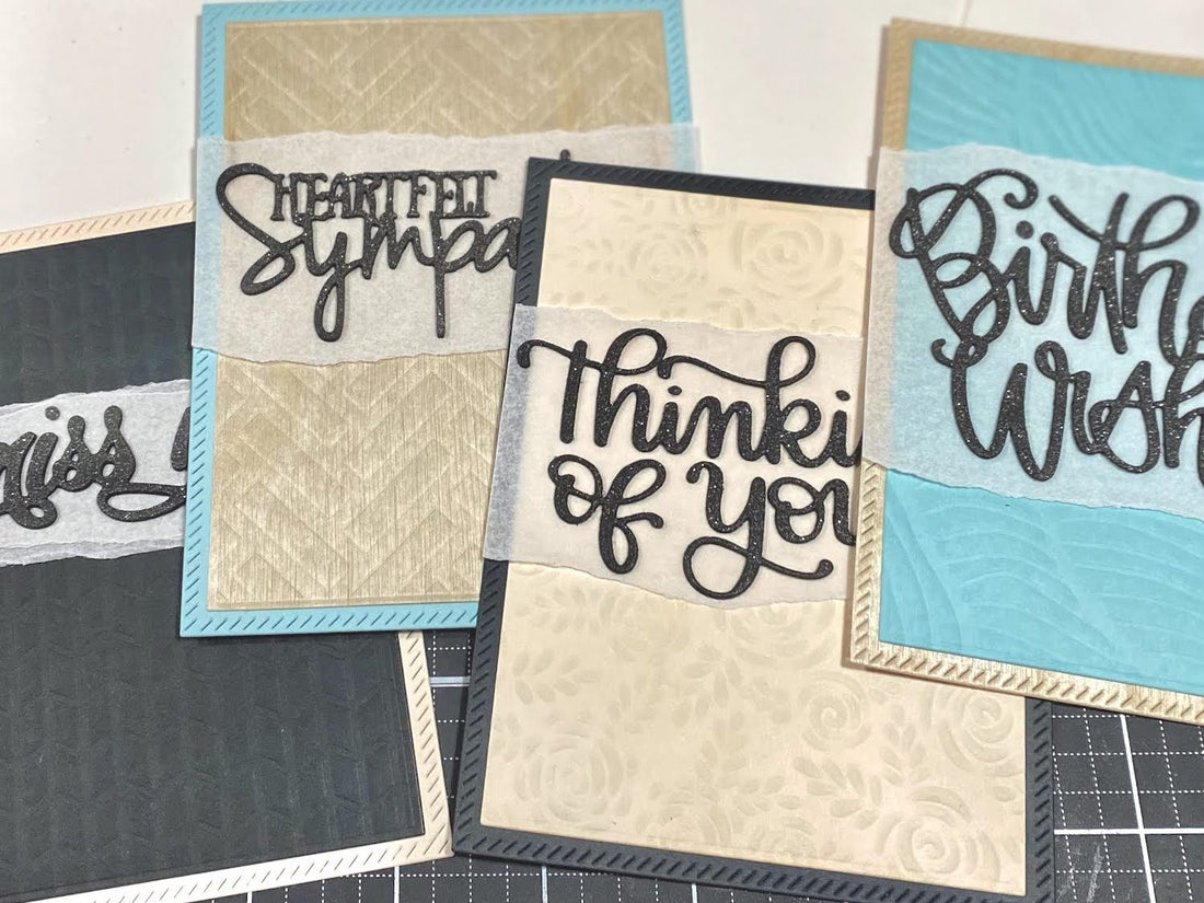 Embossing with Stencils