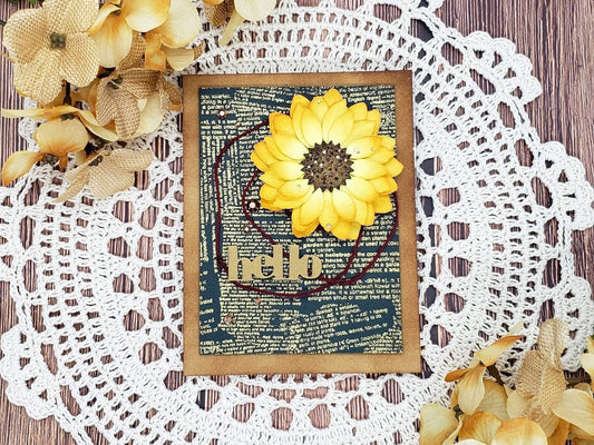 Fall Sunflower Card