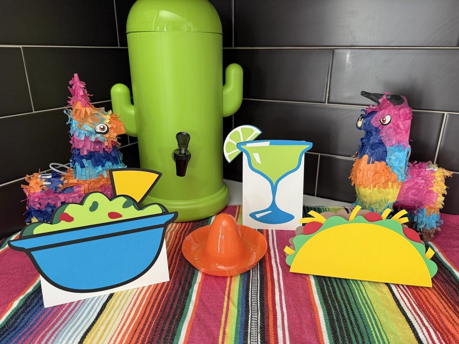 DIY Taco Party Food Sign Decorations