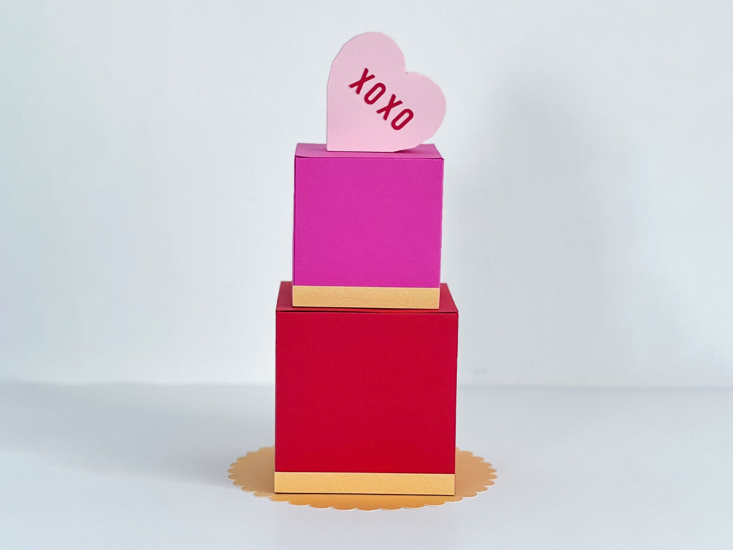 3d Paper Tiered Cake Box