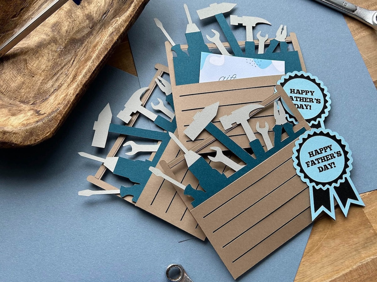 Father's Day Tool Box Gift Card Holder
