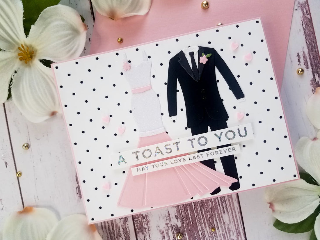 A Toast To You Wedding Card