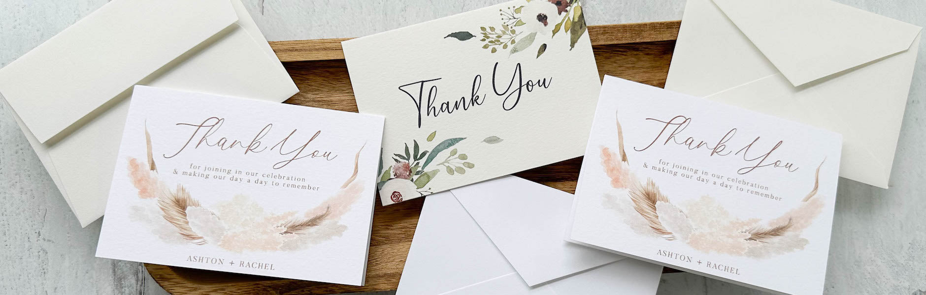 lettra letterpress half-fold cards