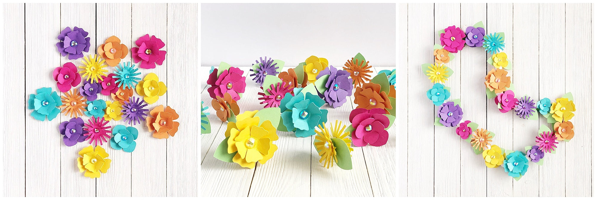 Paper Floral Hawaiian Lei