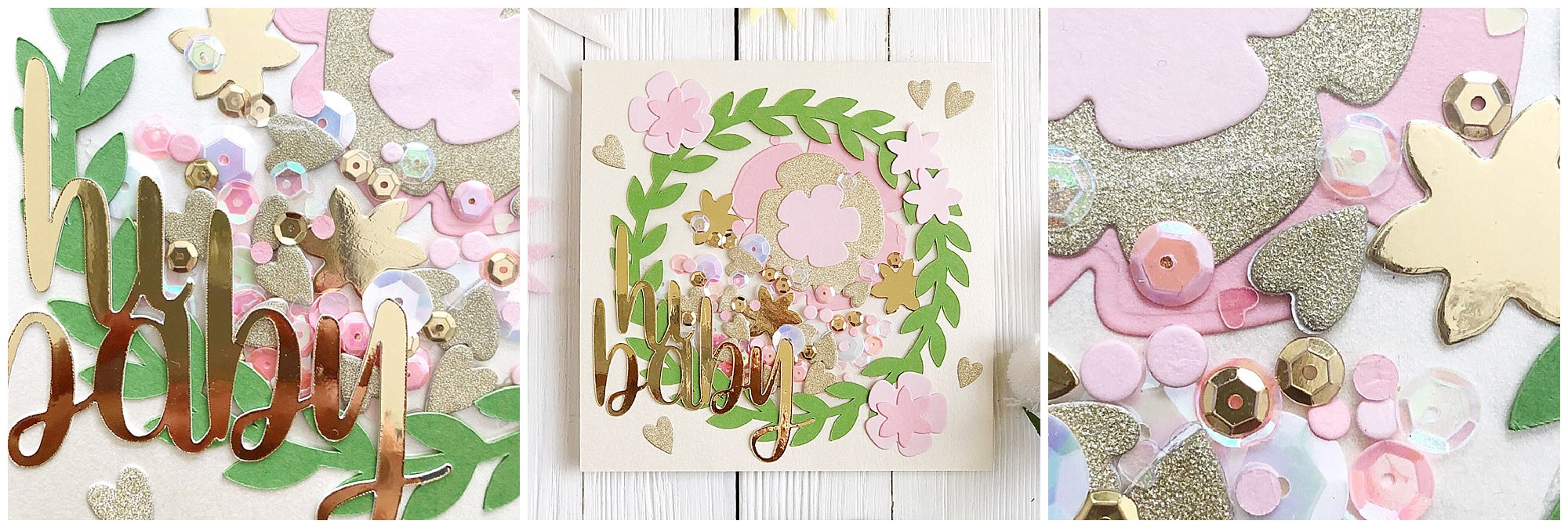 Baby Shower Shaker Card