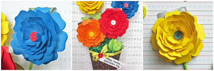 Teacher Appreciation Gift Card Flower Bouquet
