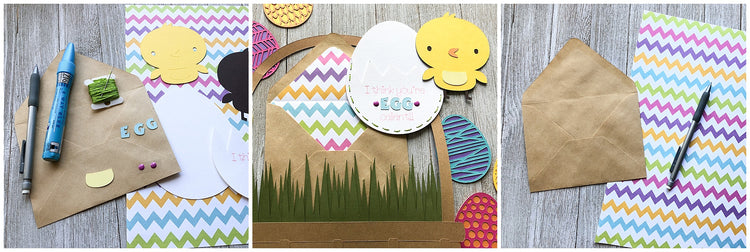 Easter DIY Chick and Egg Peek-A-Boo Pocket Card