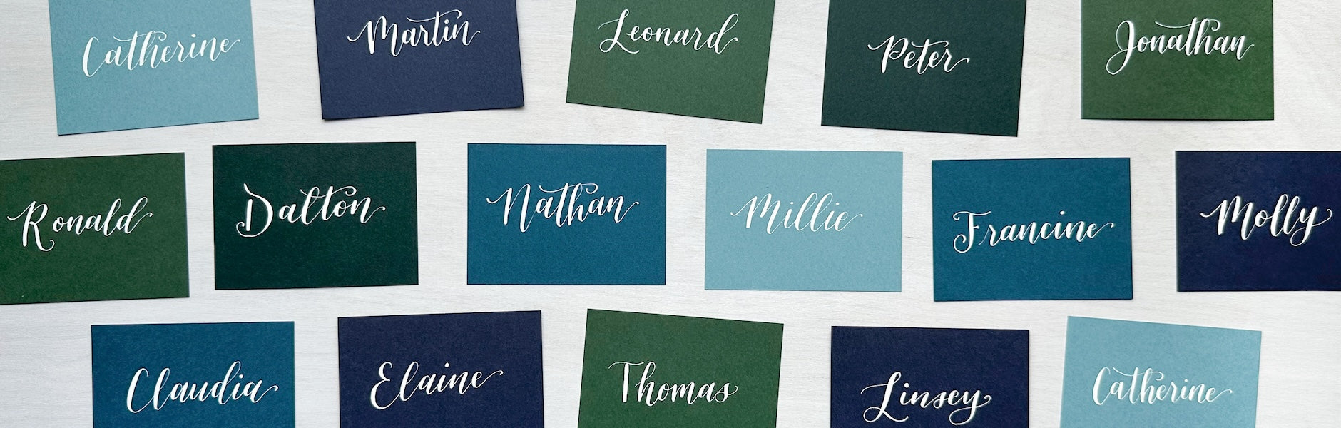 Lessebo Colours Flat Place Cards-Cardstock Warehouse
