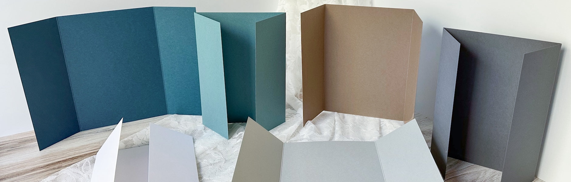 Lessebo Colours Gate Fold Cards-Cardstock Warehouse