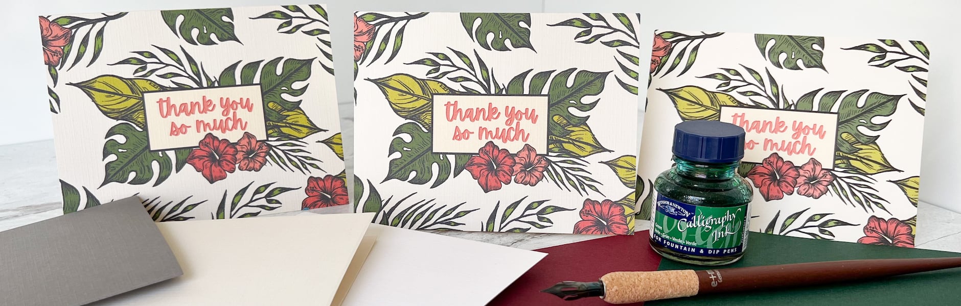 Royaltone Linen Half Fold Cards