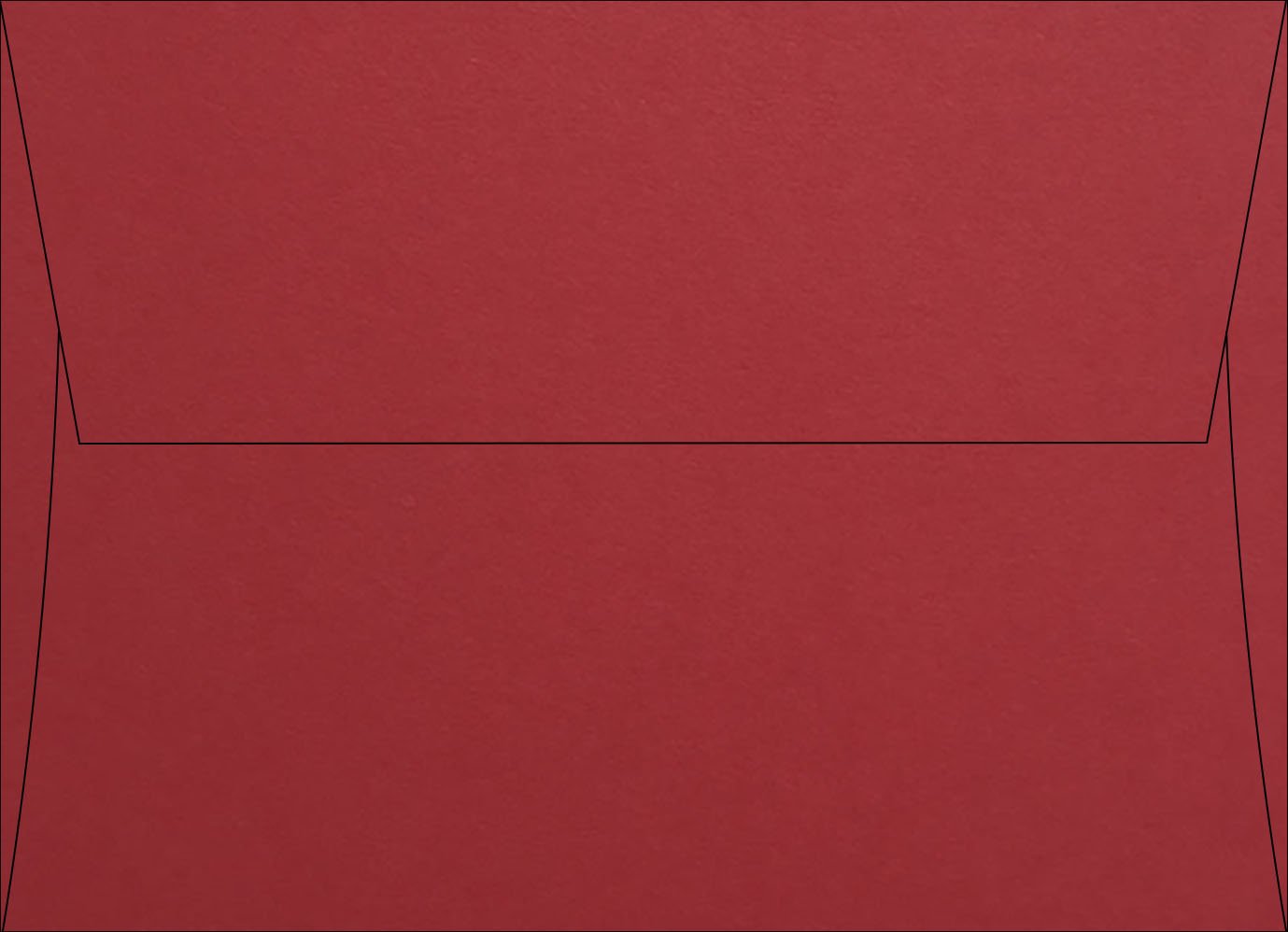 Electric Red Square Flap Envelopes