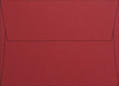 Electric Red Square Flap Envelopes