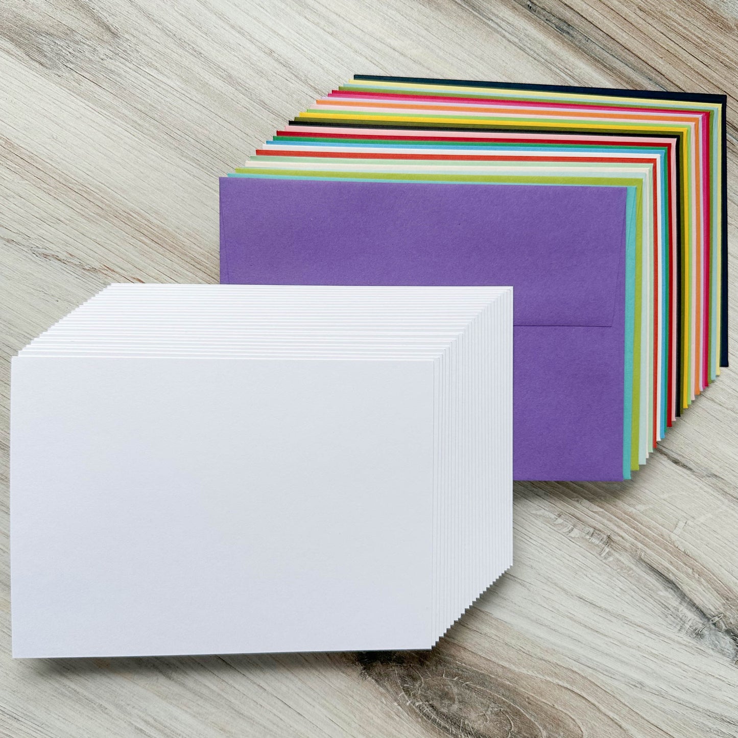 A7 Flat Card and Envelope STack