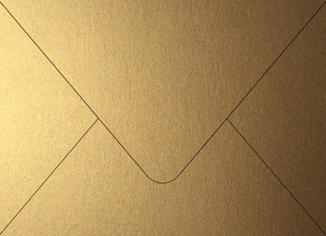 Antique Gold Stardream Euro Flap Envelopes 