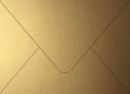 Antique Gold Stardream Euro Flap Envelopes 