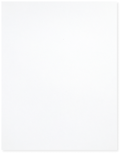 Recycled White Cardstock  | Solid-Core Matte