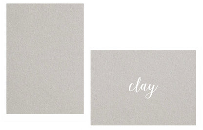 Clay Materica Flat Cards
