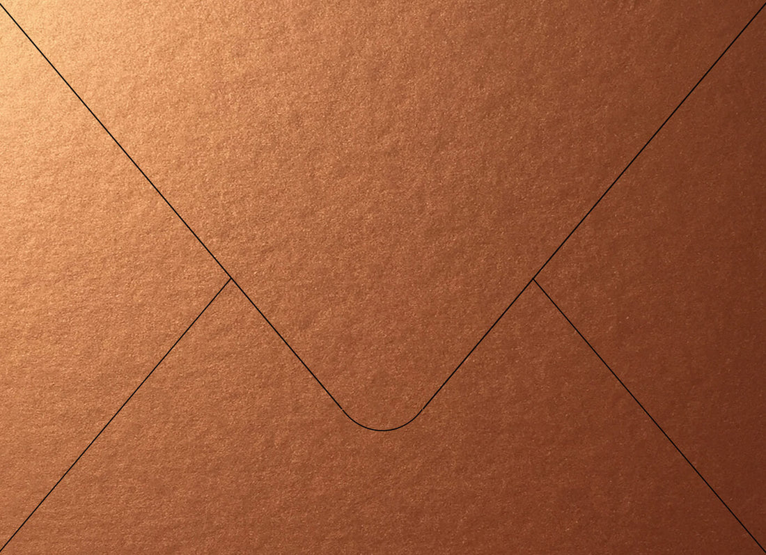 Copper Stardream Euro Flap Envelopes 