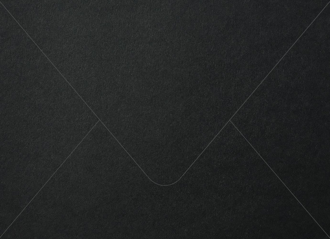 Ebony Black Colorplan Euro Envelopes