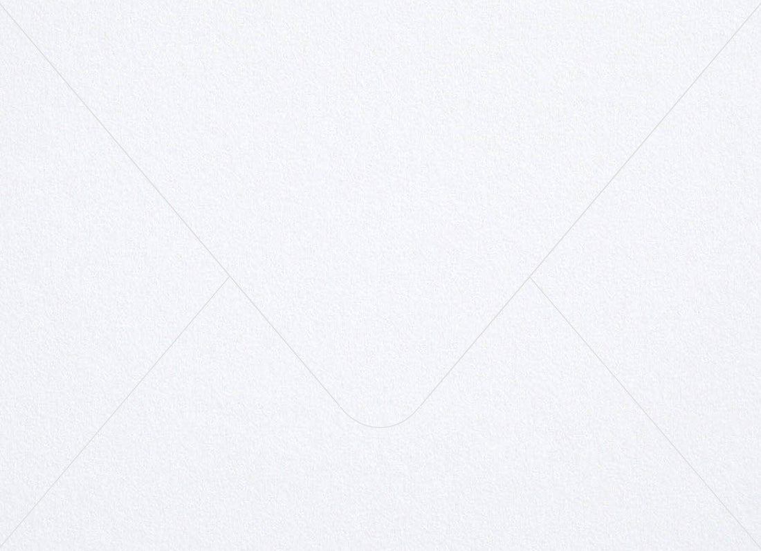 Gesso White Materica Euro Flap Envelopes