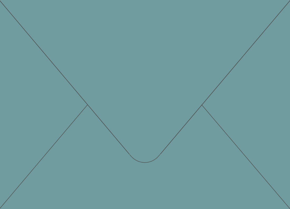 Lessebo Colours Lagoon Envelope