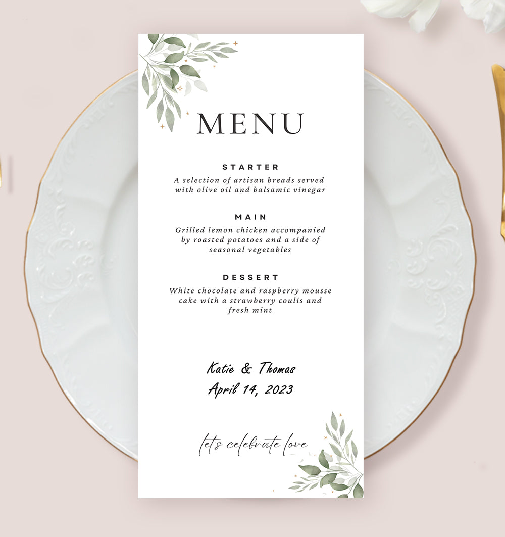 Proof Print Flat Panel Menus & Programs-Menu_with_Charger-Cardstock Warehouse