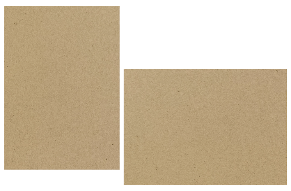 Paper Bag Kraft Flat Cards-Cardstock Warehouse