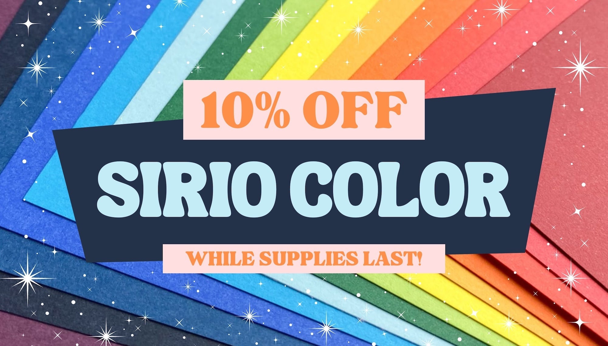 Sirio Color Cardstock Paper Sale - 10% off!