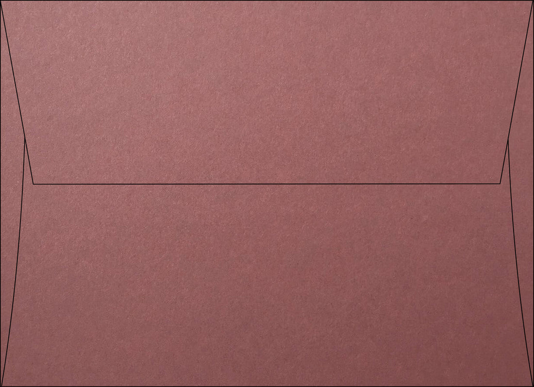 Wine Speckletone Square Flap Envelopes