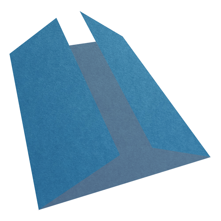 Colorplan Adriatic Blue Gate Fold Cards – Cardstock Warehouse