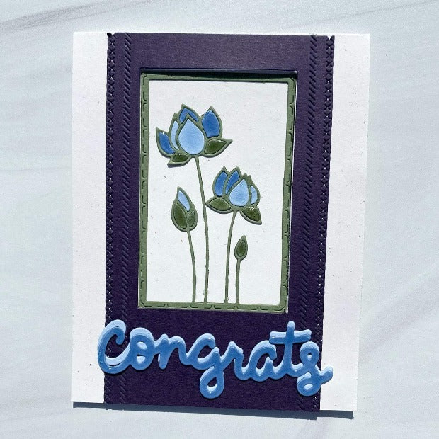 Dark Amethyst / Purple Flat Panel Cards | Colorplan Cardstock ...