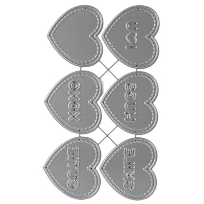 Lawn Cuts Custom Craft Die - Candy Hearts