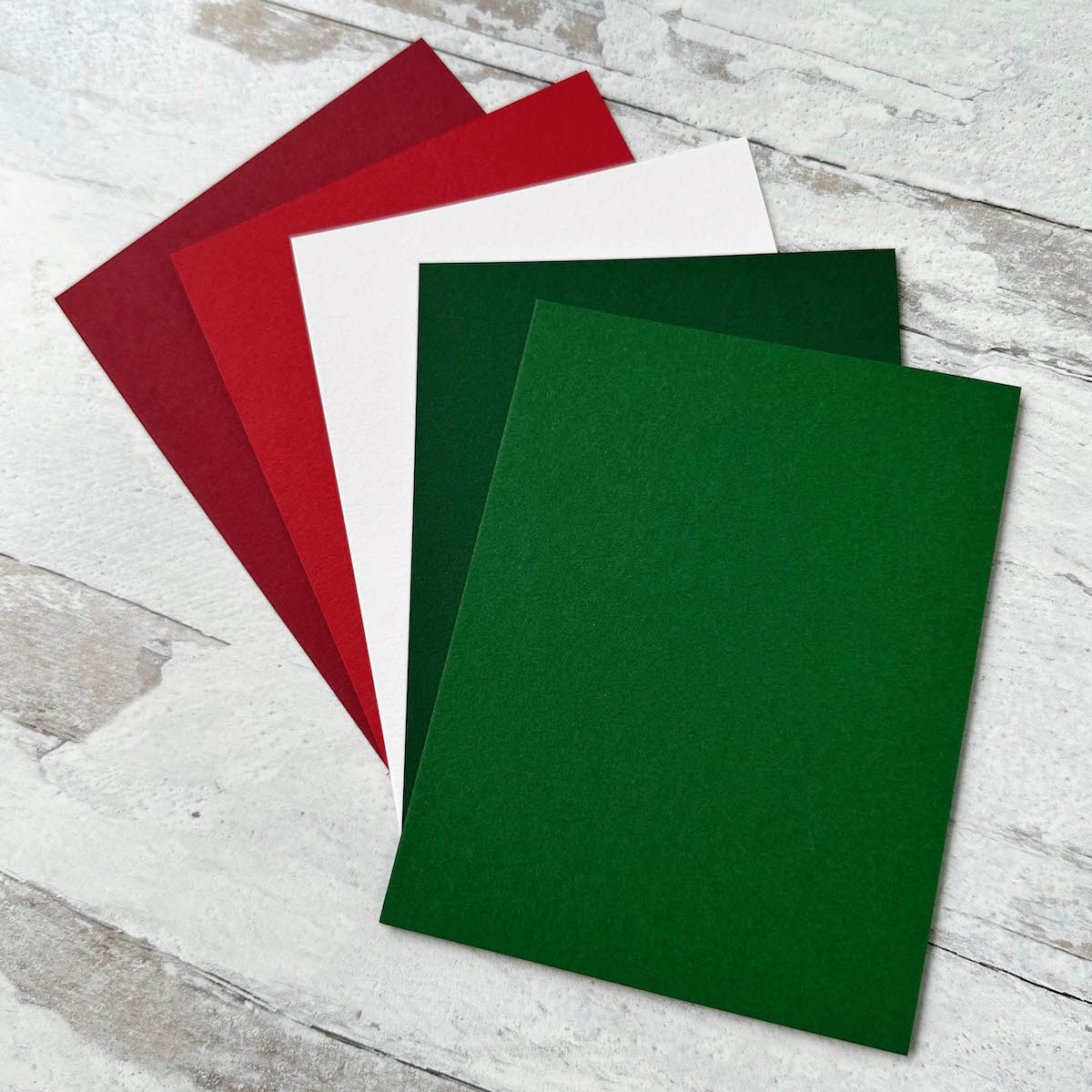 Multipack Color Card Classic Christmas Flat Card Multipack - 25 Ct. – Cardstock Warehouse