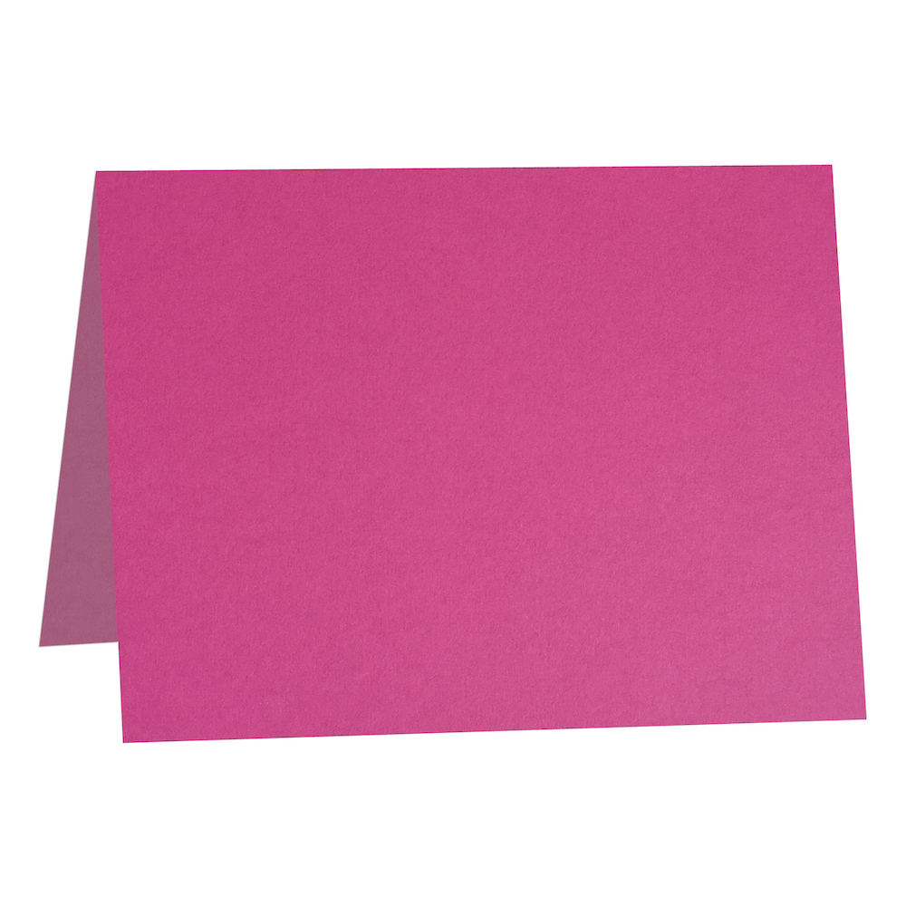 Colorplan Fuchsia Pink Folded Cards – Cardstock Warehouse