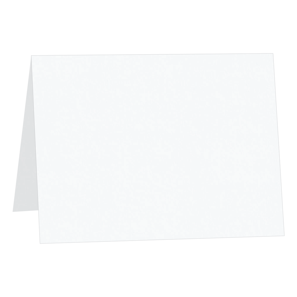 Pristine White Half-Fold  Cards