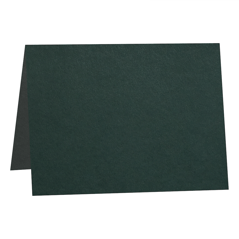 Colorplan Racing Green Folded Place Cards